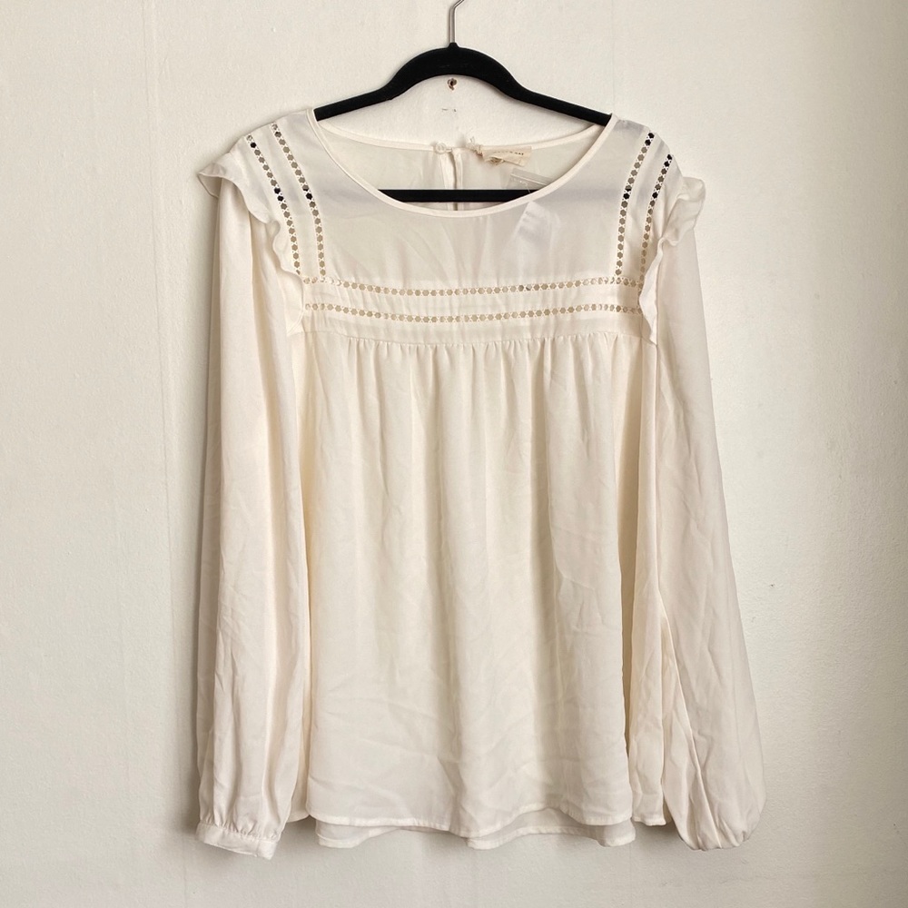 White baby doll top plus size